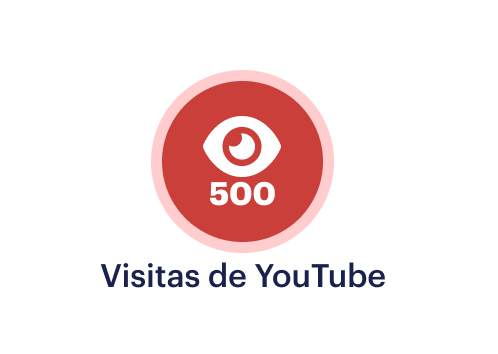 500 Visitas de YouTube