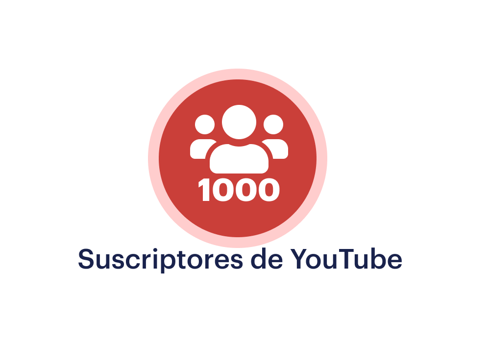 1000 suscriptores de YouTube