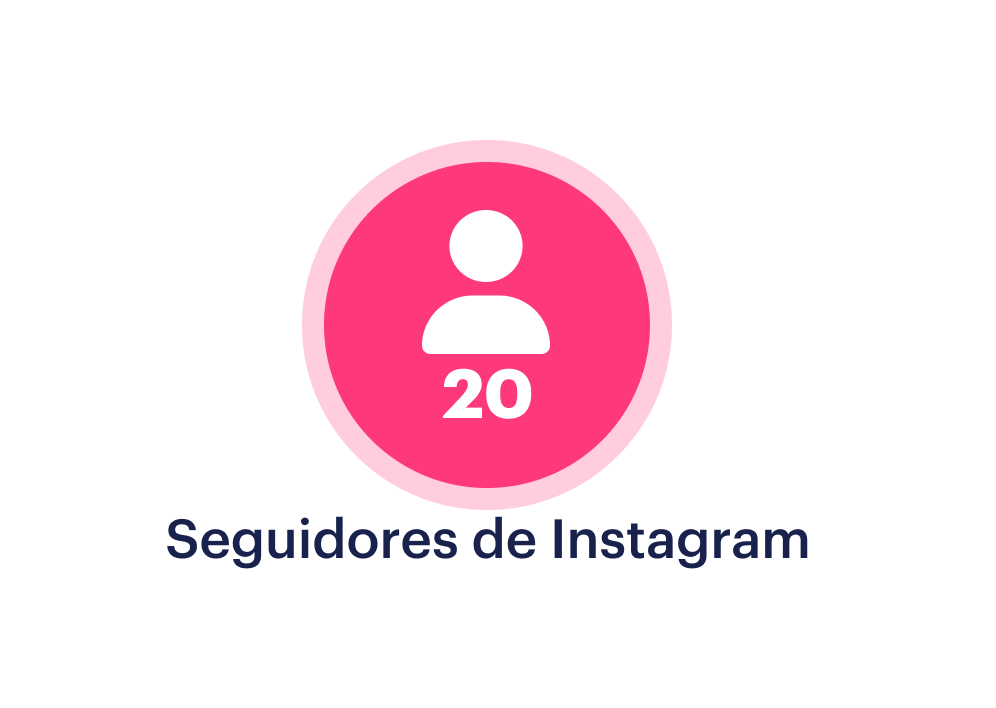 20 seguidores de Instagram