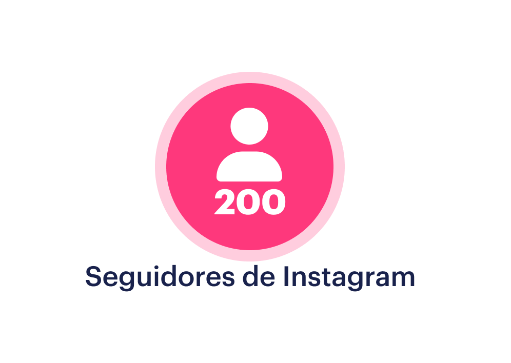200 seguidores de Instagram